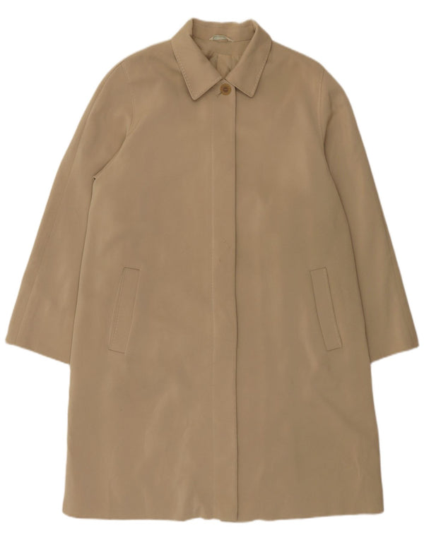 Marks & Spencer Womens Standard Fit Overcoat UK 18 XL Beige Polyester