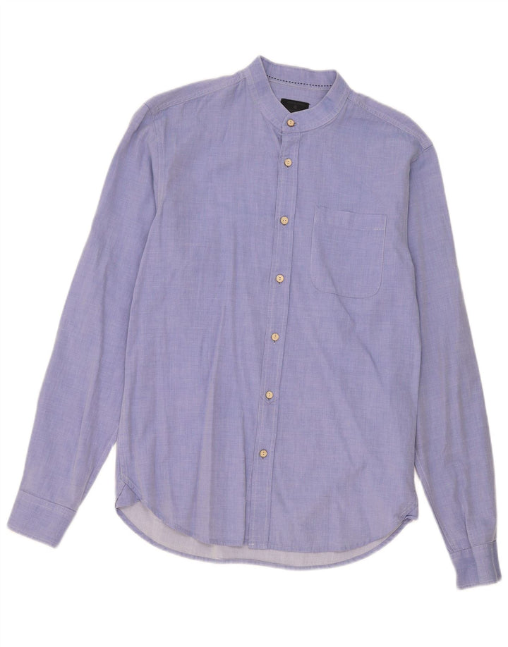 Camisa masculina Jack & Jones azul médio