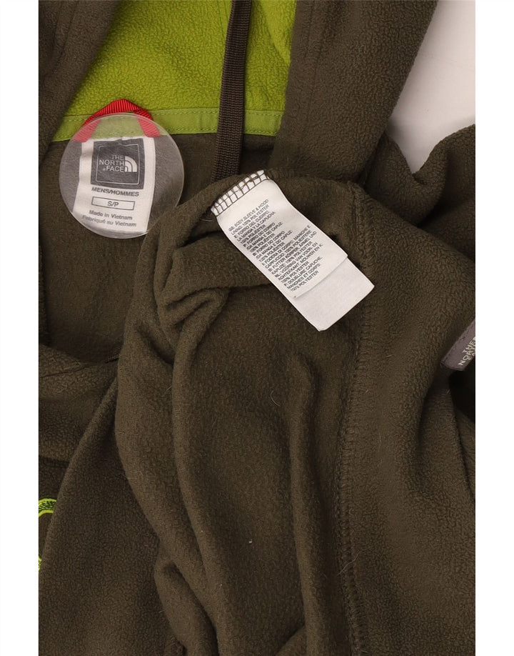 THE NORTH FACE Suéter masculino de lã com capuz gráfico pequeno cáqui poliéster