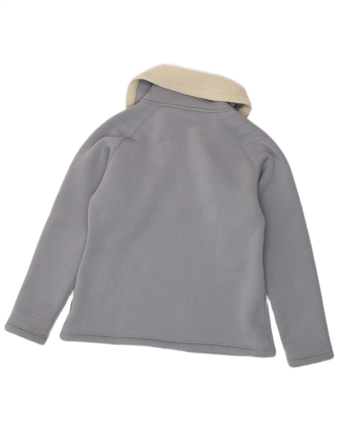 Jaqueta Sherpa feminina Jack Wolfskin Reino Unido 16 grande poliéster azul