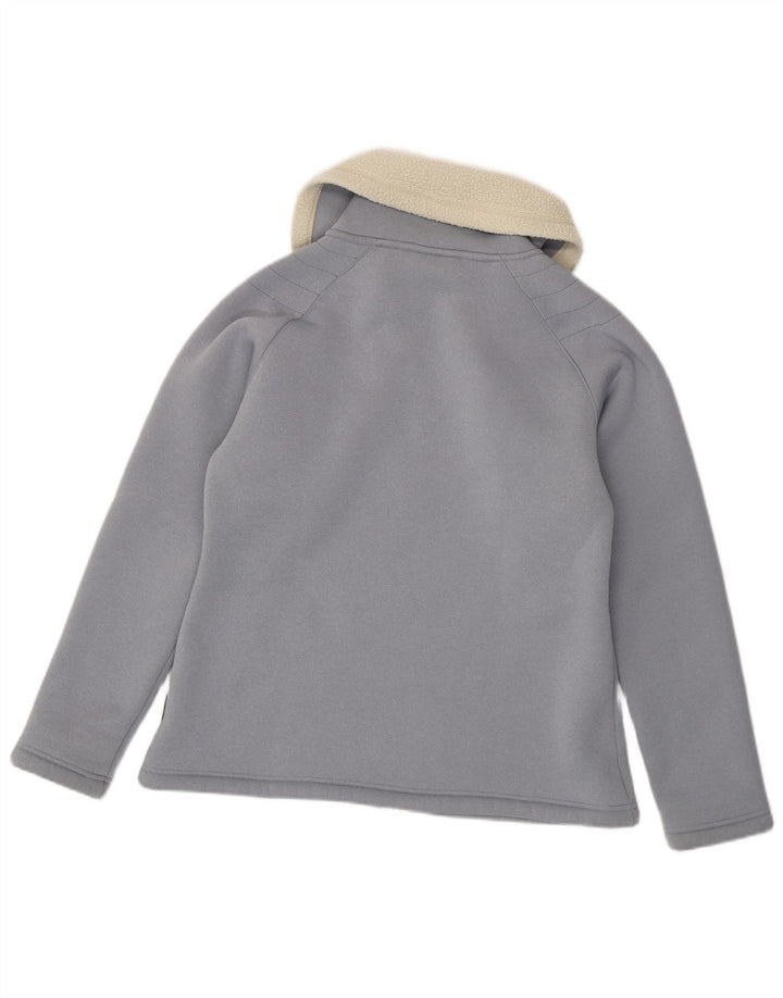 Jaqueta Sherpa feminina Jack Wolfskin Reino Unido 16 grande poliéster azul