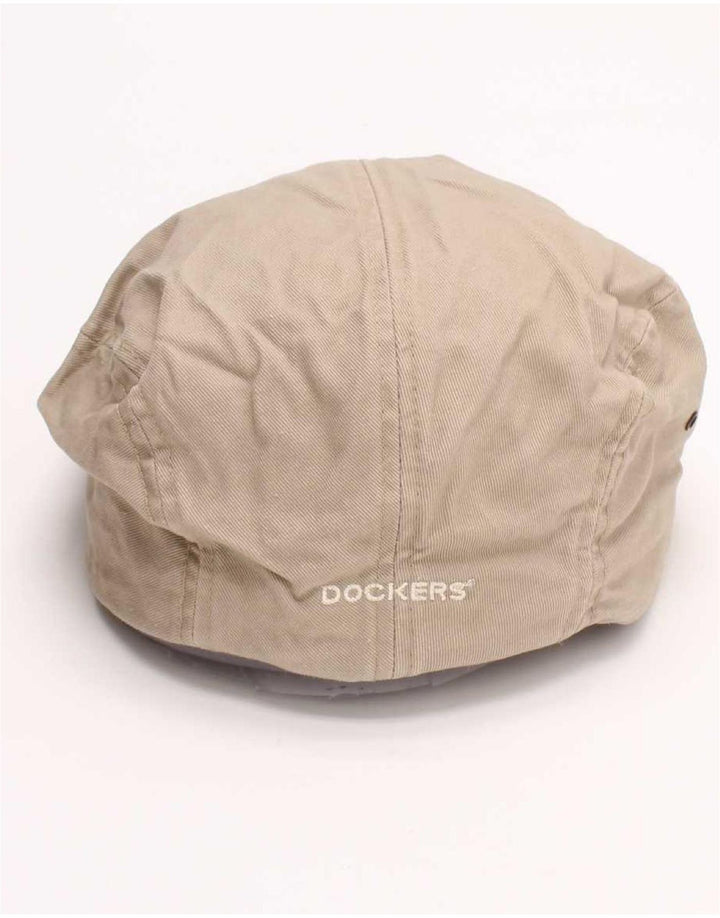 Dockers masculino boné liso algodão bege médio