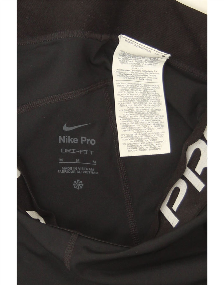 Leggings Nike Dri Fit Graphic UK 12 Médio Preto Poliéster