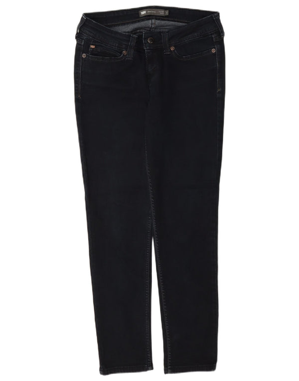 Calça jeans feminina Levi's Demi Curve Skinny US 7 Médio W28 L30 Azul marinho