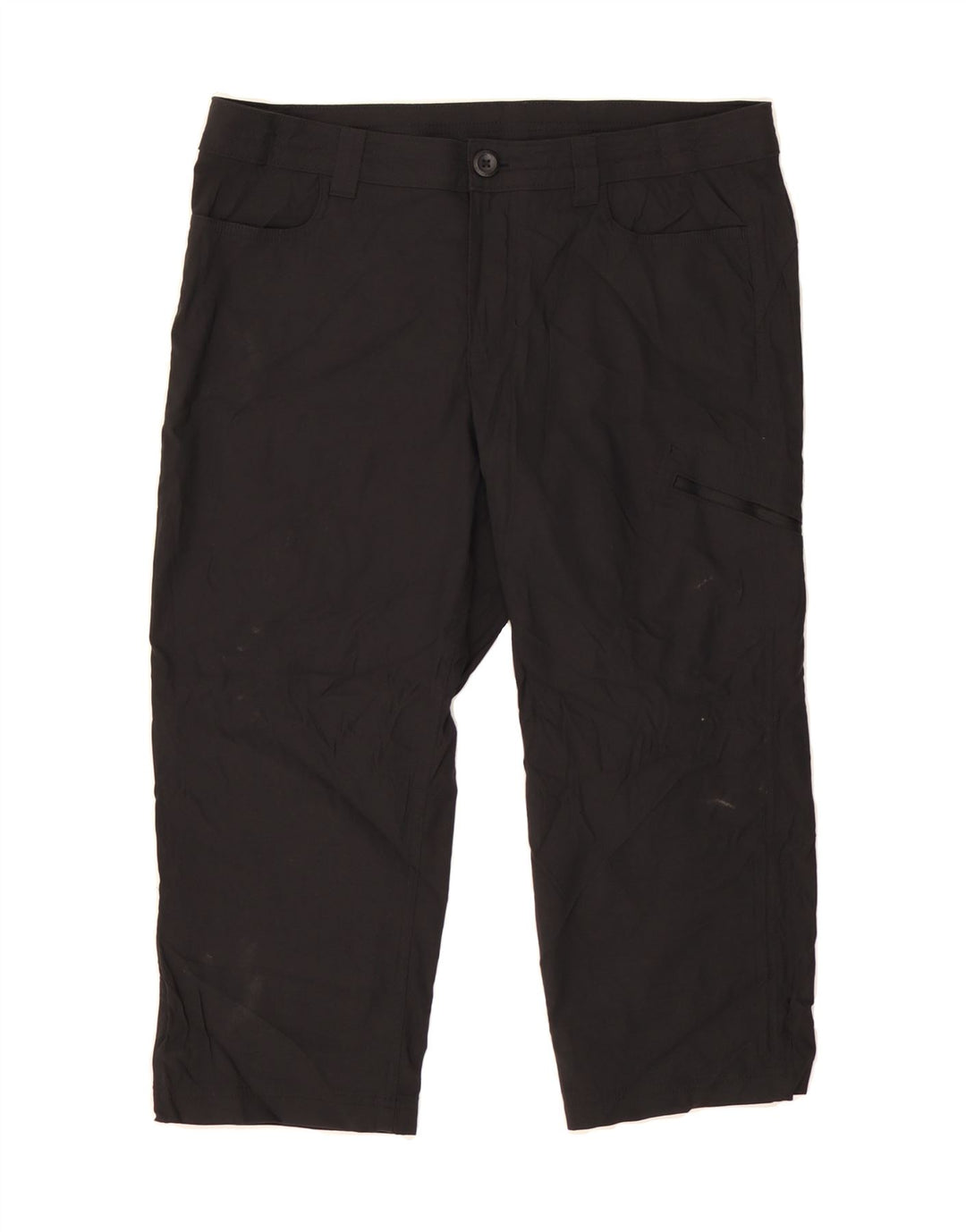 EDDIE BAUER Womens Straight Cargo Capri Trousers US 12 Large W34 L20 Black Vintage Eddie Bauer and Second-Hand Eddie Bauer from Messina Hembry 