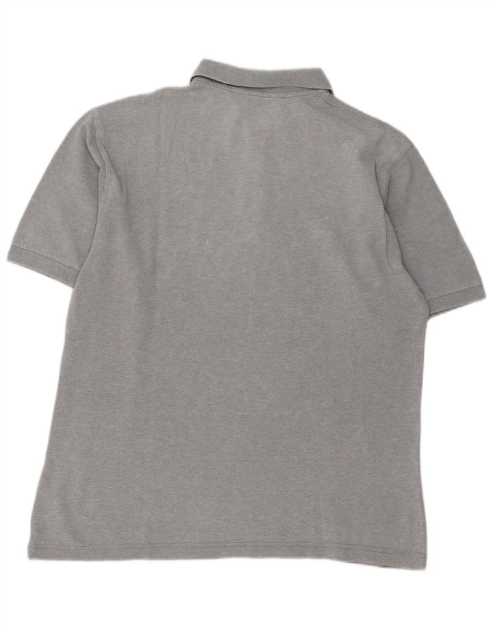 Camisa polo masculina Kappa grande algodão cinza