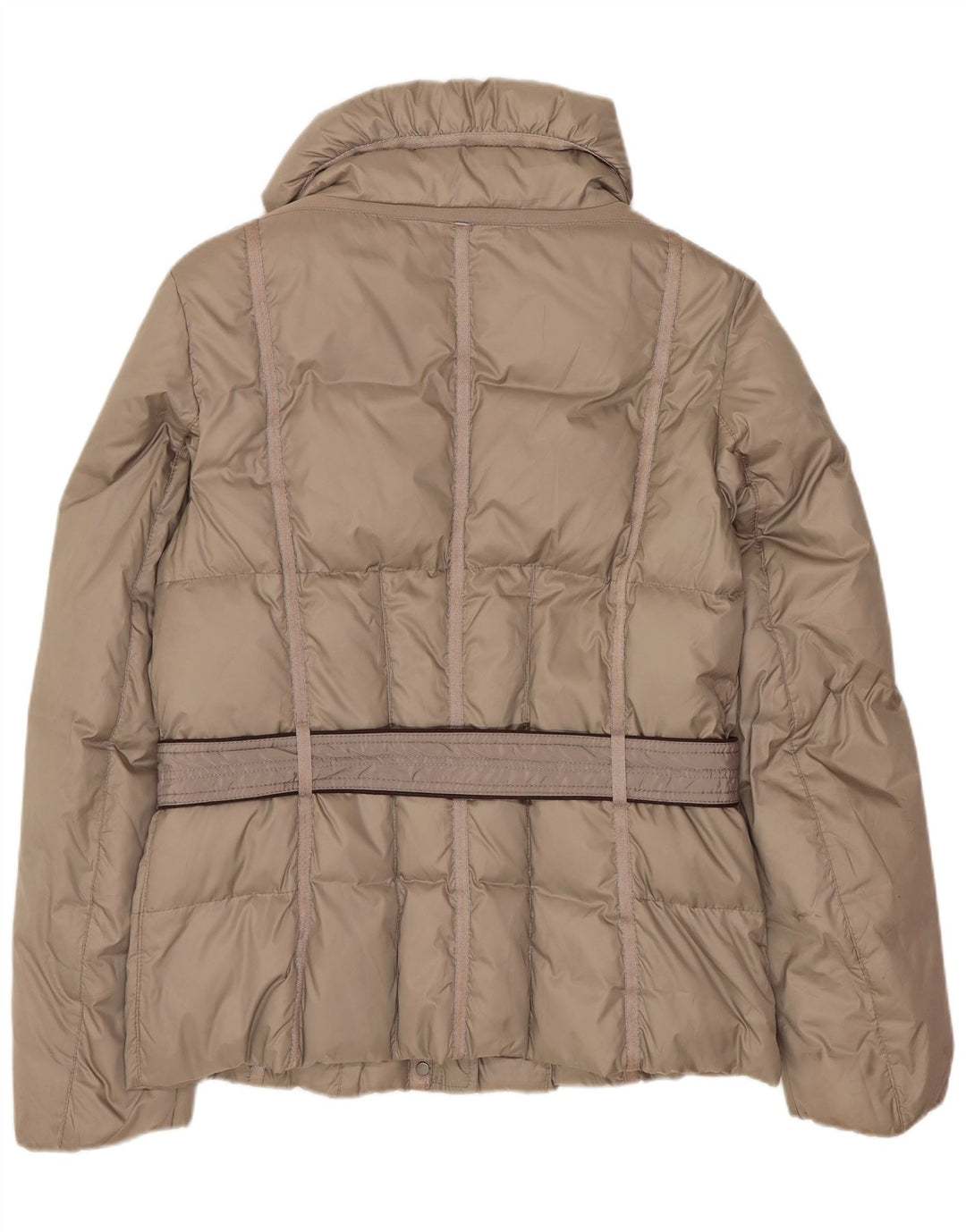 Jaqueta acolchoada de grandes dimensões Geox Womens Respira UK 10 poliéster bege pequeno