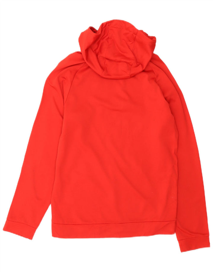 Suéter Nike masculino Dri Fit Graphic com capuz pequeno poliéster vermelho