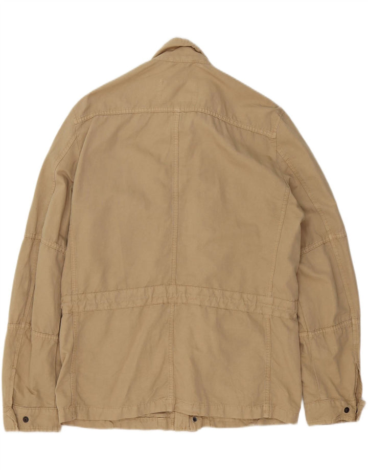 EXPLORER Mens Utility Jacket UK 38 Medium Beige