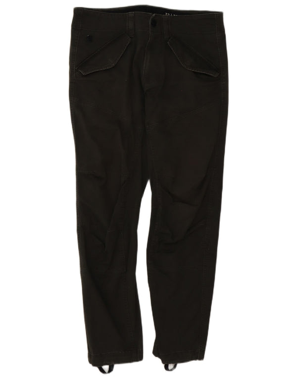 Calça casual masculina slim G-Star W32 L32 algodão cáqui