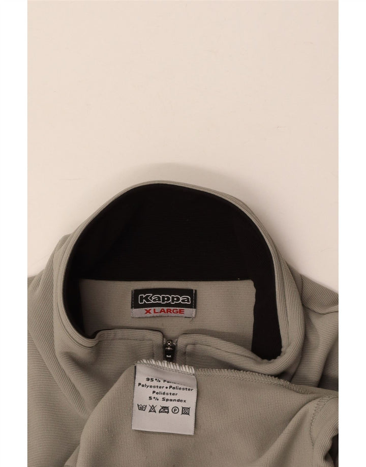 KAPPA Mens Treino Top Jacket XL Cinza Poliéster
