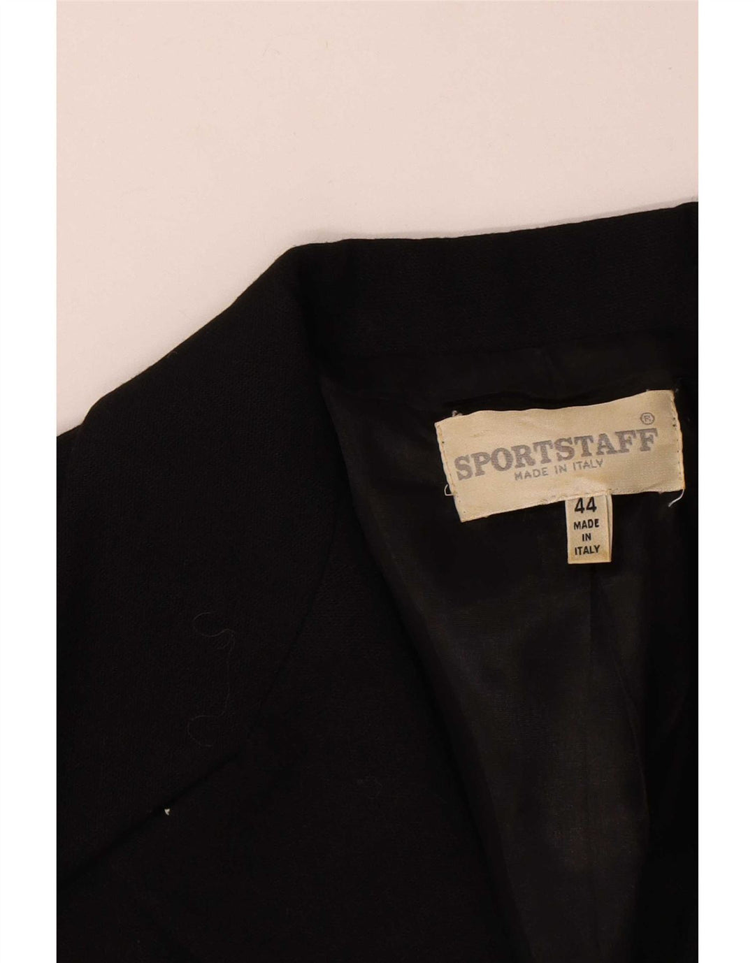 Jaqueta blazer feminina com zíper completo Sport Staff IT 44 médio preto