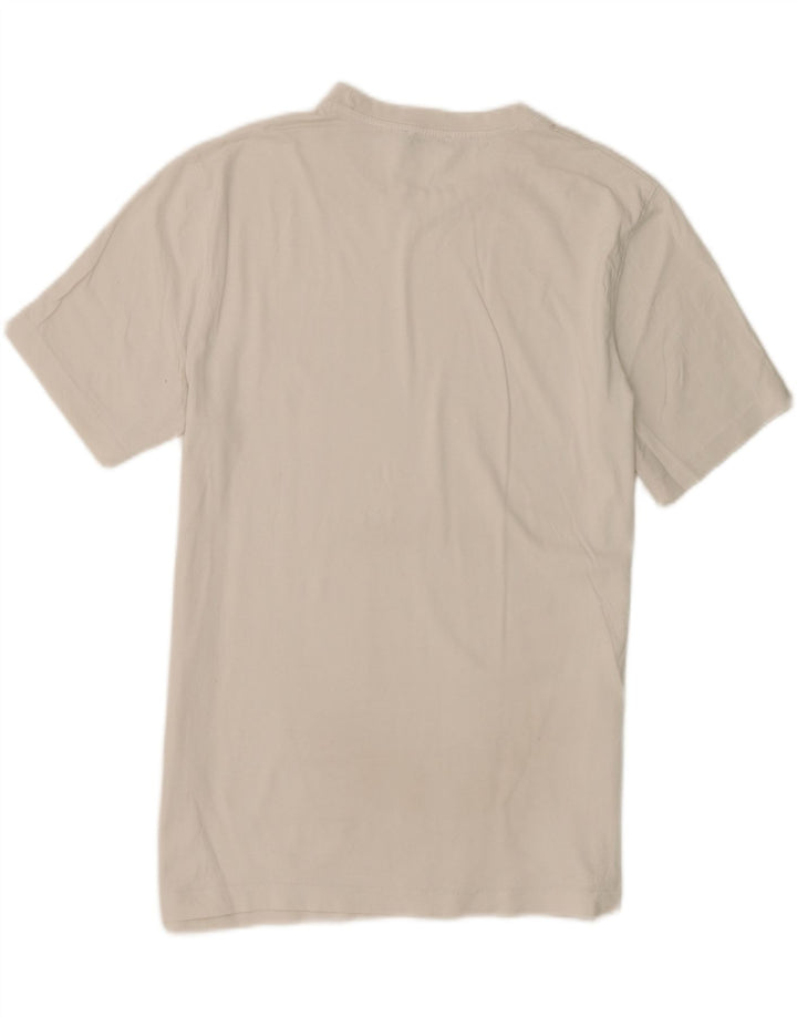 Camiseta masculina Zara Top médio algodão branco