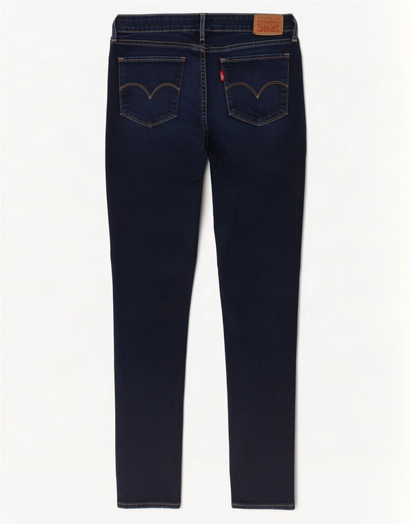 Calça jeans feminina Levi's 711 skinny W29 L30 azul marinho algodão