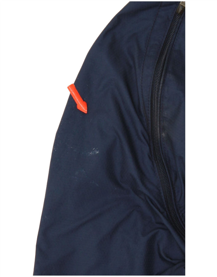 Nike Womens Tracksuit Top Jacket UK 14/16 Grande Azul Marinho