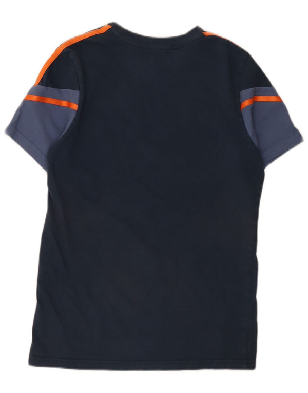 Camiseta Adidas Boys Manchester United Graphic Top 13-14 Anos Azul Marinho