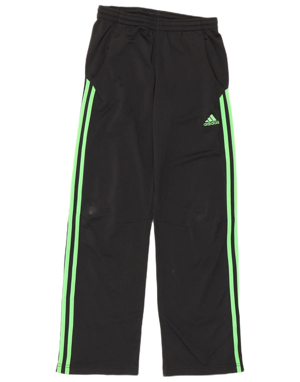 Calças de treino Adidas meninas 13-14 anos preto colorblock poliéster