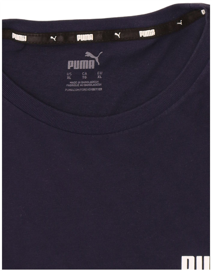 Puma Camiseta Masculina Graphic Top XL Azul Marinho