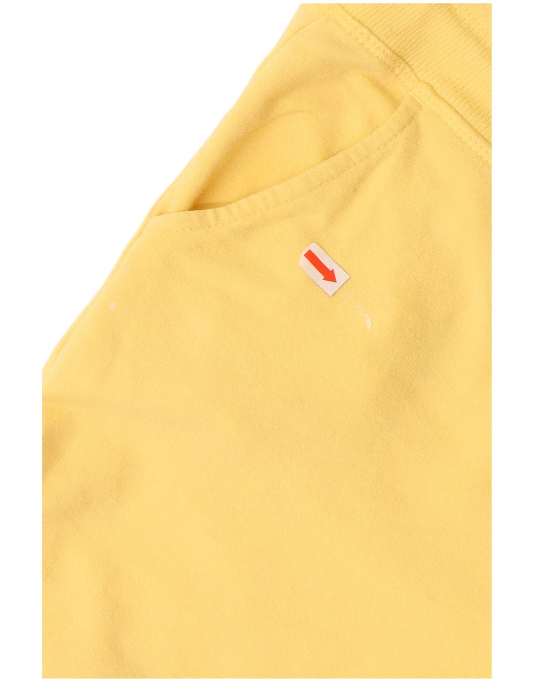 EDDIE BAUER Shorts esportivo feminino UK 14 algodão amarelo médio