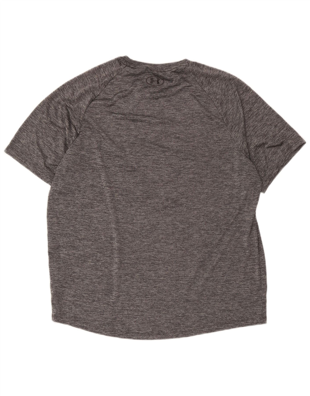 Camiseta masculina Under Armour Top XL poliéster manchado cinza