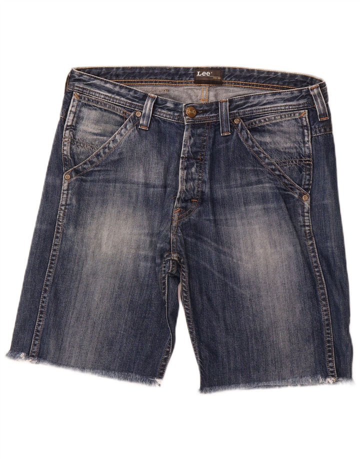 Shorts jeans masculino LEE W34 grande azul