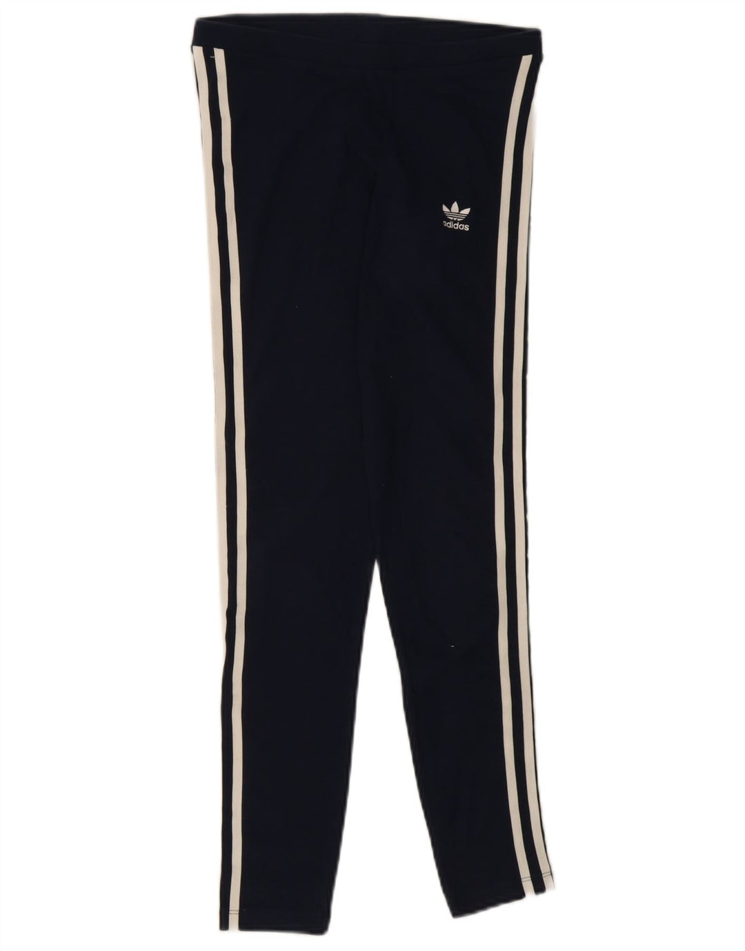 ADIDAS Womens Leggings UK 10 Small Black Cotton