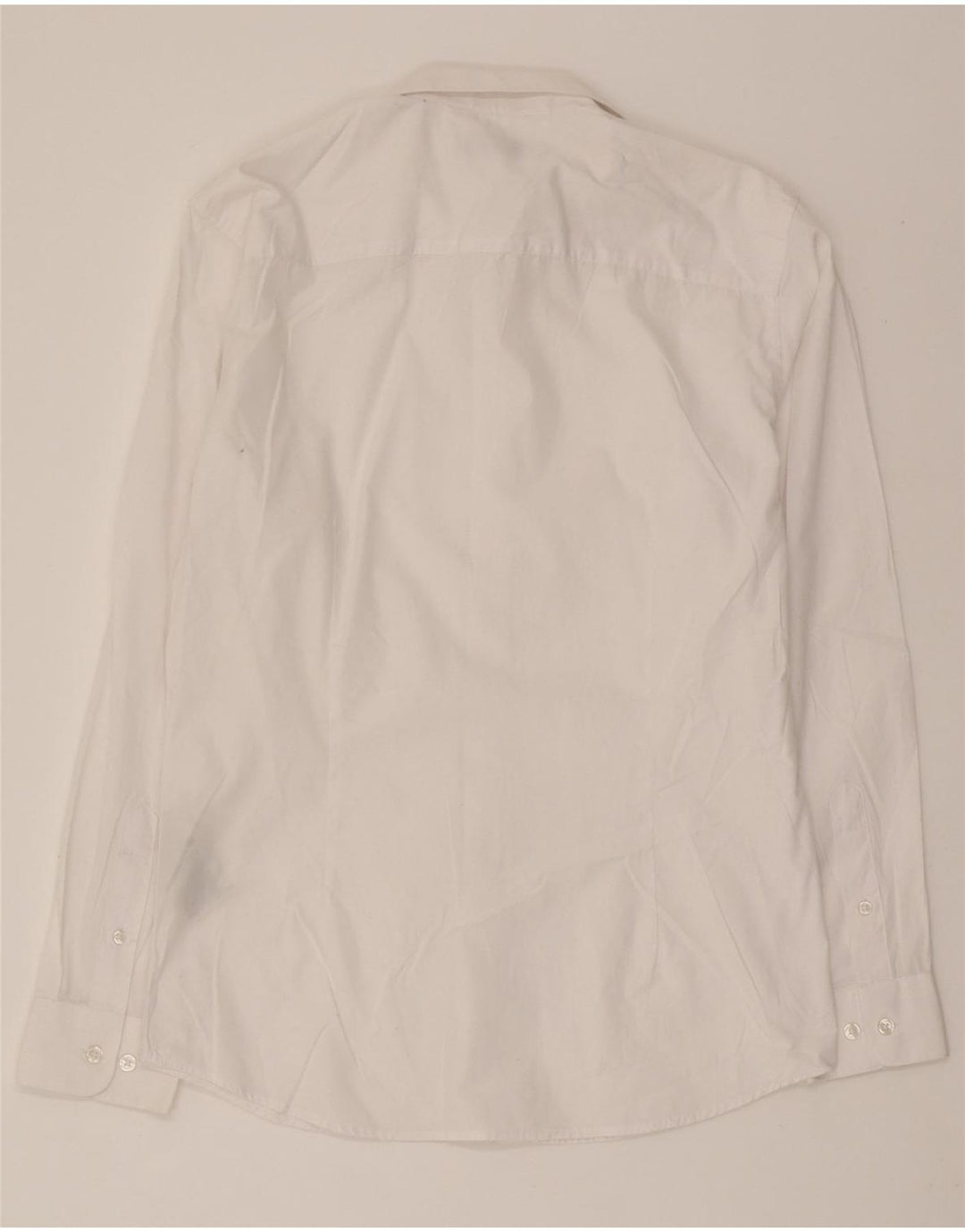 JACK & JONES Mens Shirt Small White Cotton Vintage Jack & Jones and Second-Hand Jack & Jones from Messina Hembry 