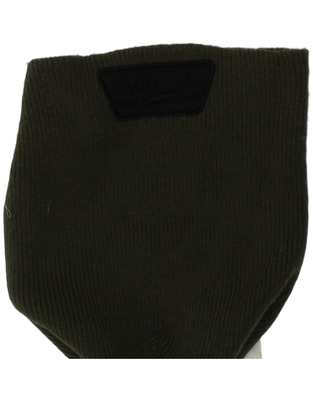 Vans Mens Knit Beanie Chapéu Tamanho Único Cáqui Acrílico Logotipo