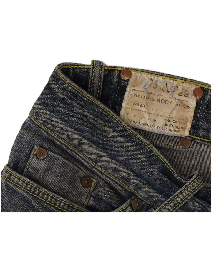Dondup Jeans retos femininos W29 L28 algodão azul