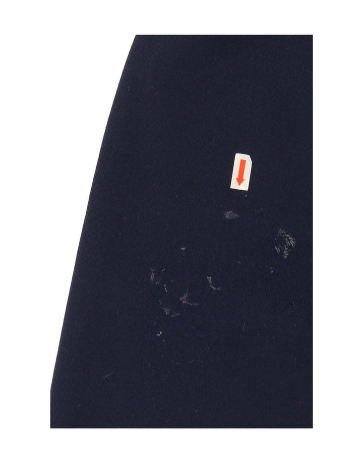 ERREA Mens Zip Neck Sweatshirt Jumper Large Navy Blue Vintage Errea and Second-Hand Errea from Messina Hembry 