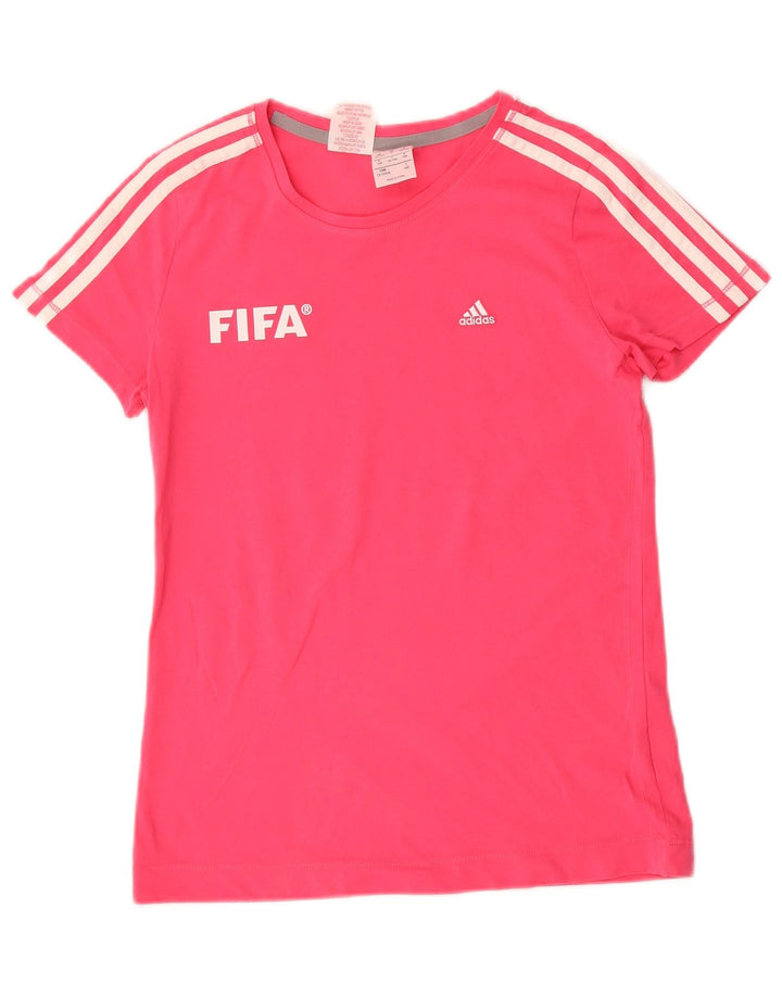 Camiseta ADIDAS Meninas Graphic 13-14 Anos Rosa