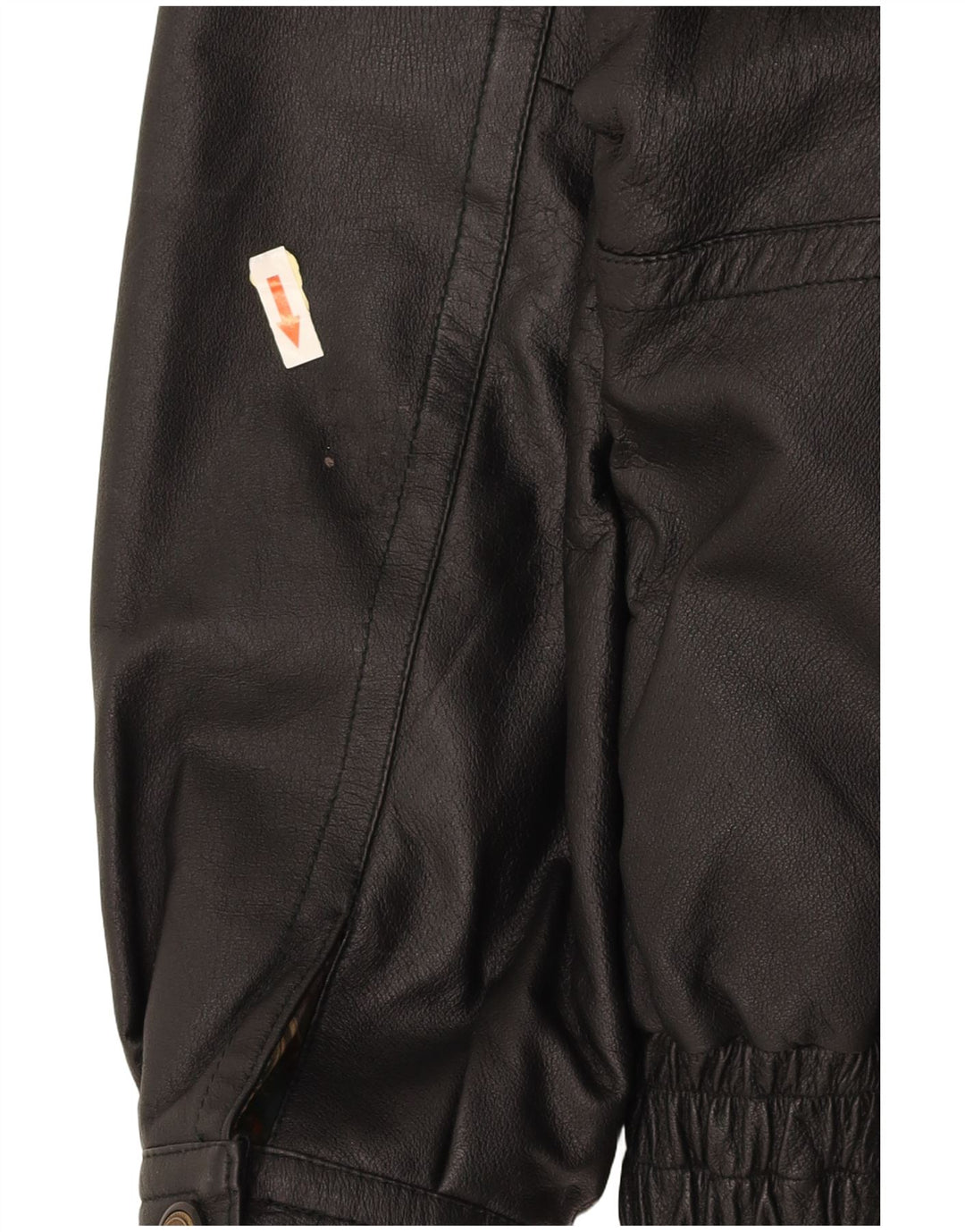 Jaqueta de couro masculina CANDA UK 44 2XL couro preto