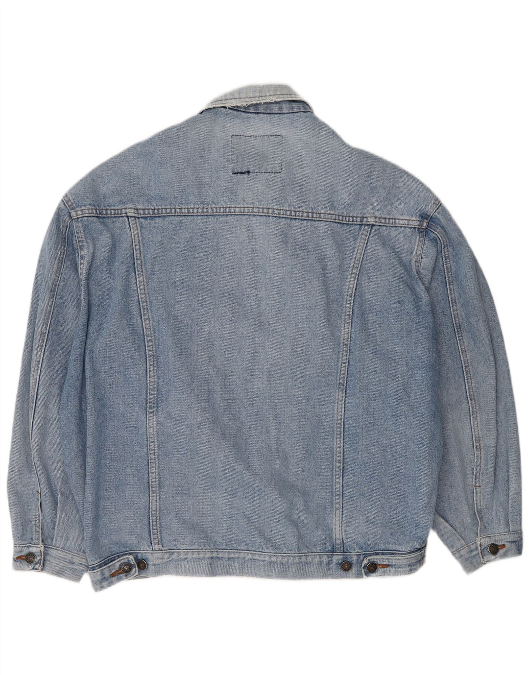 Jaqueta jeans masculina Casucci UK 40 grande algodão azul