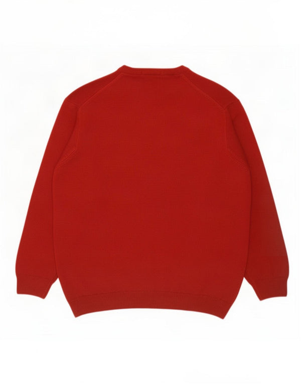 Suéter masculino Marks & Spencer St. Michael com gola redonda XL Borgonha