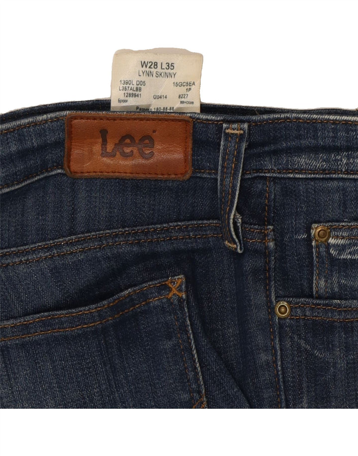 LEE Womens Lynn Skinny Jeans W28 L35 Blue Cotton Vintage Lee and Second-Hand Lee from Messina Hembry 