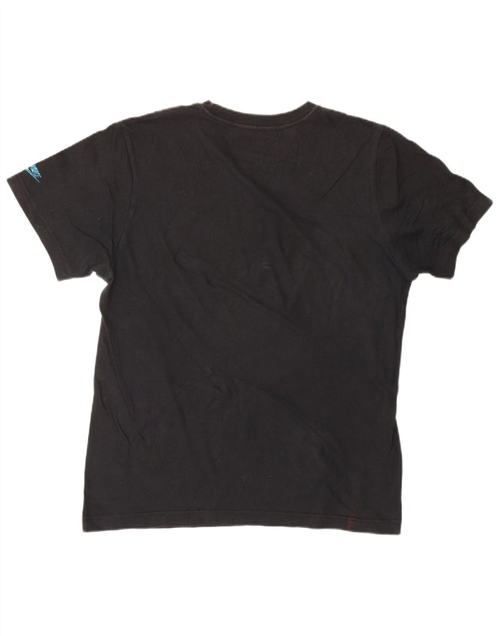 Camiseta masculina NIKE Regular Fit Graphic Top Pequeno Preto