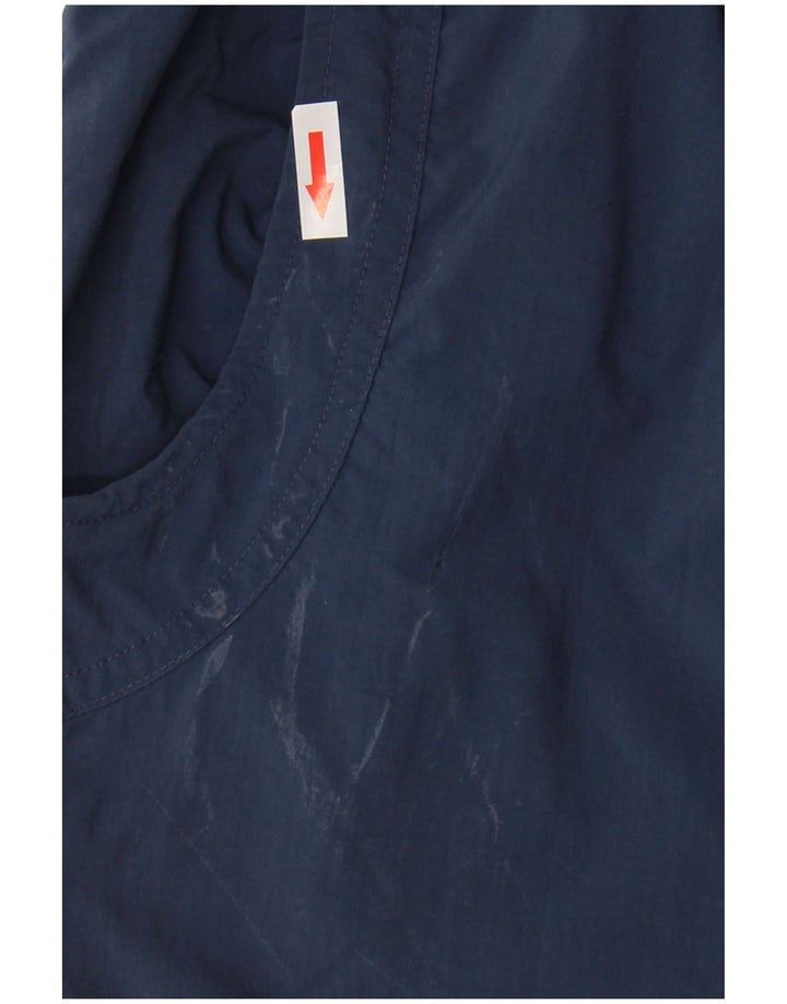 Shorts esportivos masculinos Reebok grande nylon azul marinho