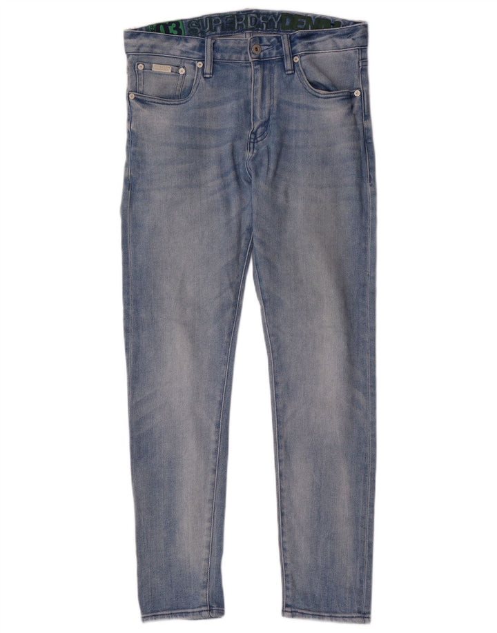 Jeans Superdry Masculino Slim W30 L30 Azul Algodão