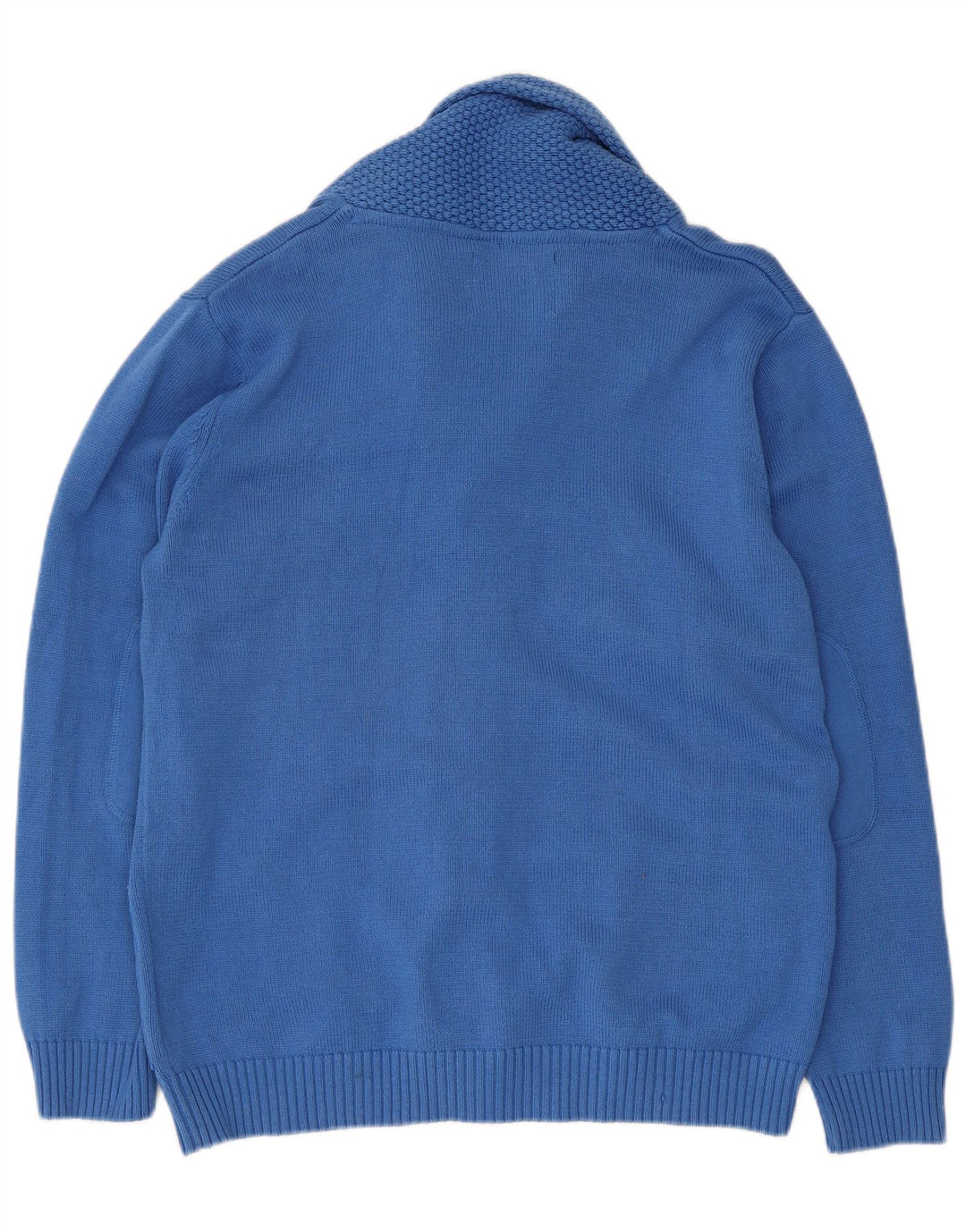 Suéter cardigã masculino Jack & Jones grande algodão azul