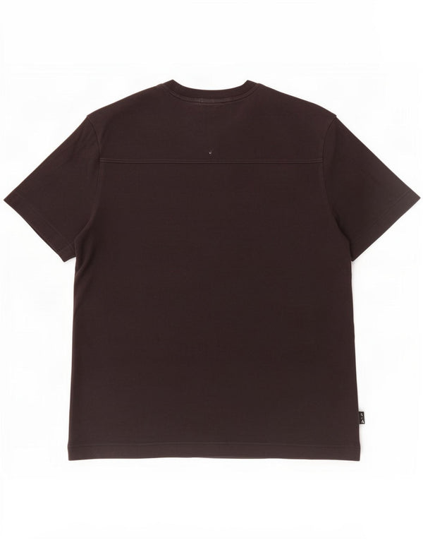 Calvin Klein Camiseta masculina gráfica Top 2XL algodão preto