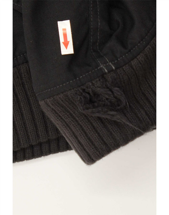 Jaqueta bomber masculina Woolrich acolchoada com capuz UK 42 XL preta