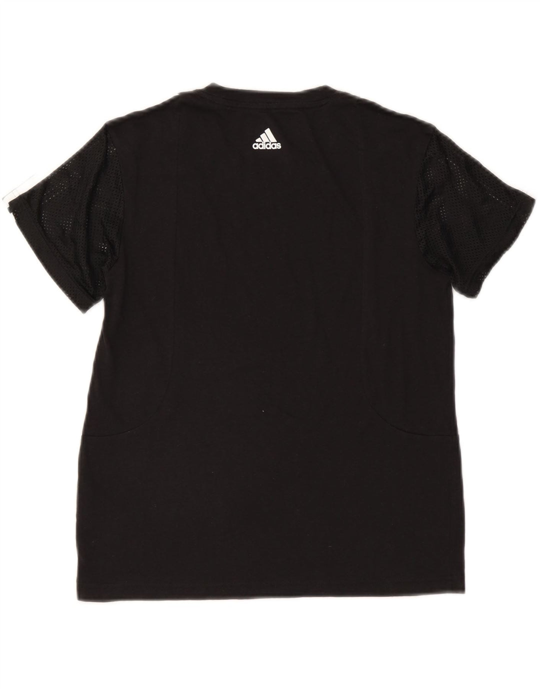 Camiseta feminina Adidas UK 8/10 pequena poliéster preta