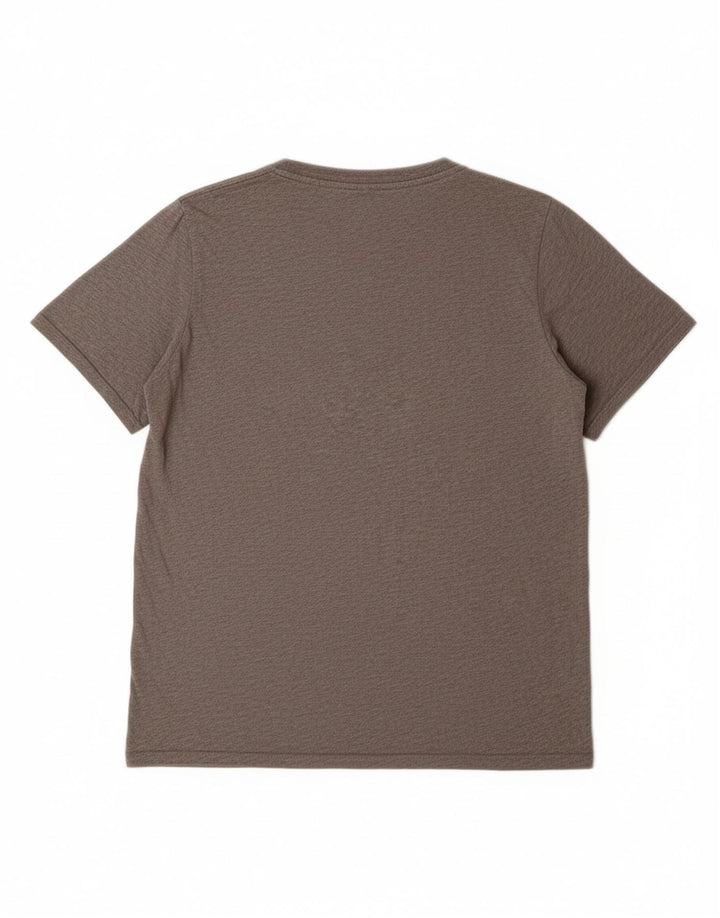 Camiseta NIKE masculina com corte atlético gráfico 12-13 anos grande algodão cinza