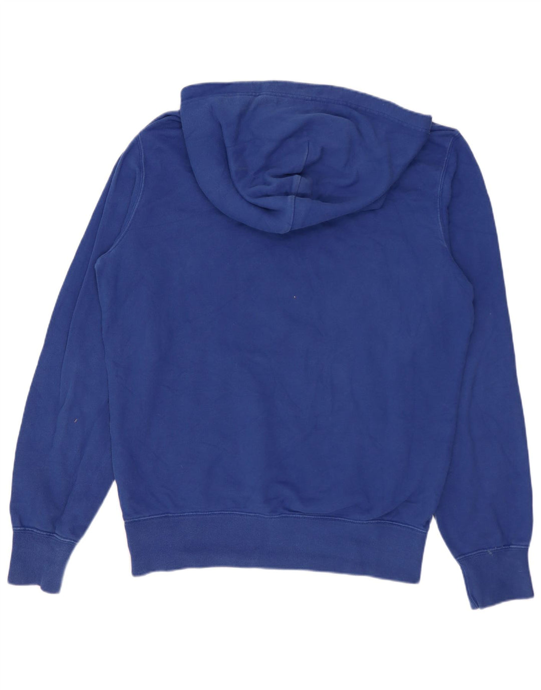 CHAMPION Suéter masculino com capuz gráfico médio algodão azul