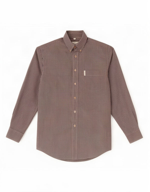 Camisa masculina Ben Sherman média azul marinho guingão