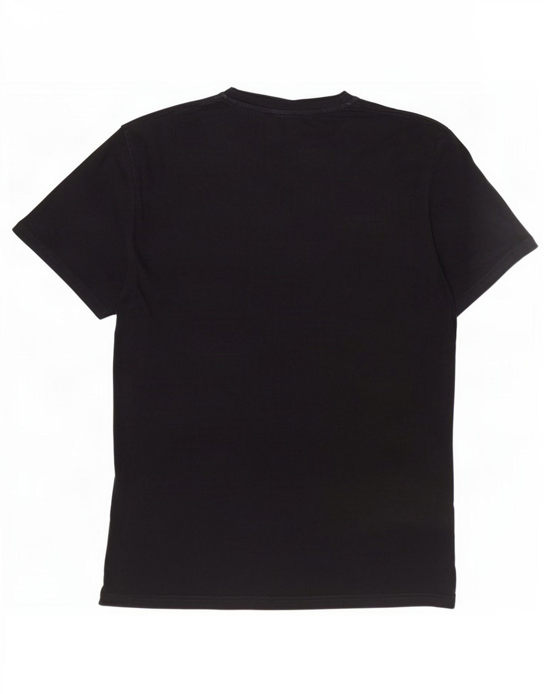 Camiseta masculina Ellesse com estampa gráfica grande de algodão preto