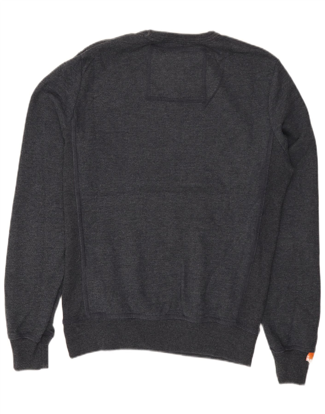 SUPERDRY moletom masculino jumper médio azul marinho algodão