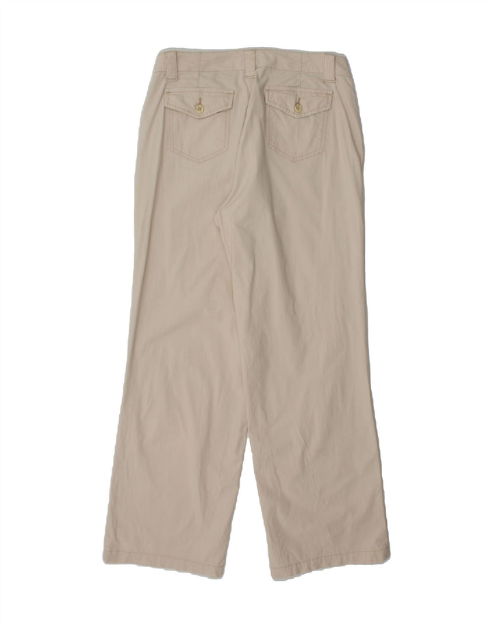 DOCKERS Womens Straight Trousers US 10 Large W32 L30 Beige Cotton Vintage Dockers and Second-Hand Dockers from Messina Hembry 