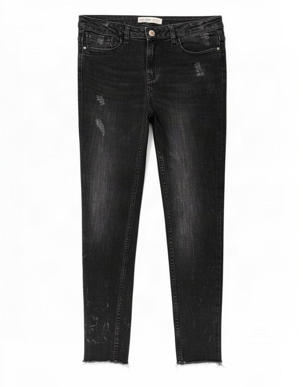 Calça jeans skinny feminina Zara EU 36 XS W26 L27 preta