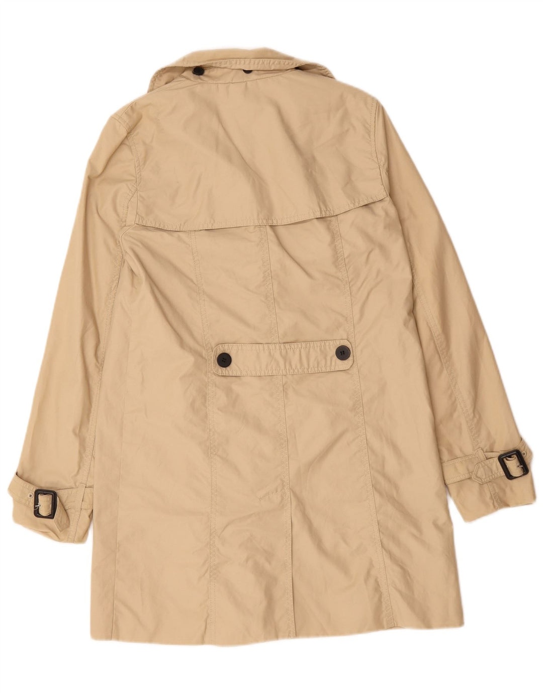 Casaco impermeável feminino Zara Reino Unido 6 XS Bege